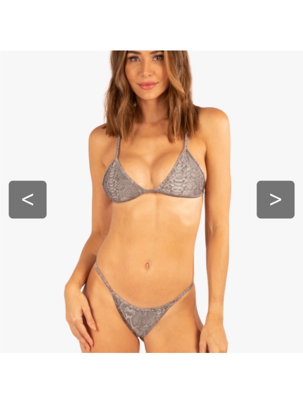 NWT KORAL SNAKE SKIN 2 pcs set S
